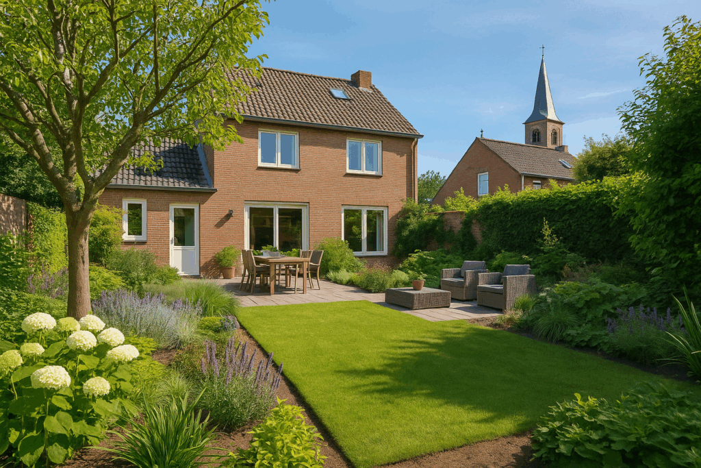 Een tuinontwerp in Limburg