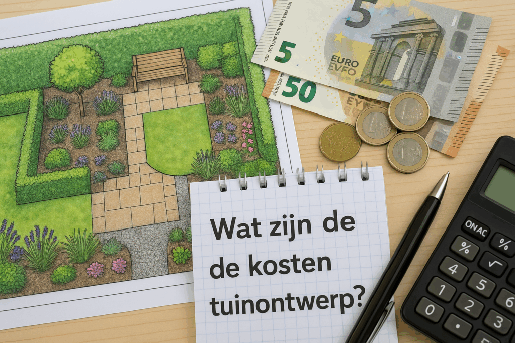 Wat zijn de kosten tuinontwerp?