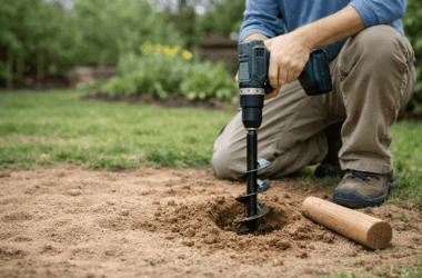 Paal in de grond zetten in de tuin: zo doet u het snel en zonder zwaar werk Paal in de grond zetten in de tuin: zo doet u het snel en zonder zwaar werk